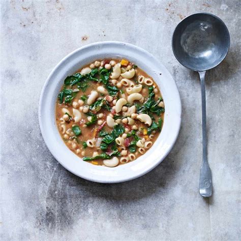 chickpea-soup-with-swiss-chard-food-wine image