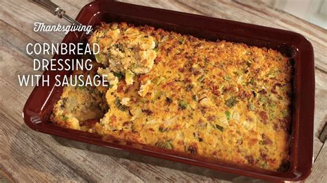 southern-cornbread-dressing-with-sausage image