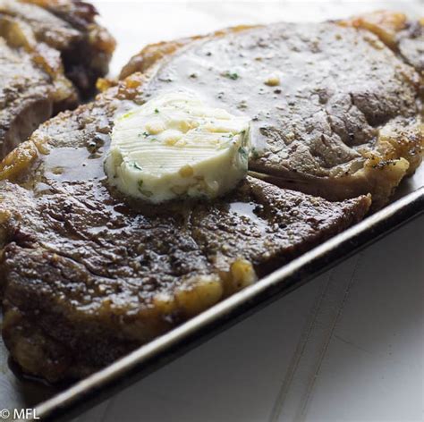 perfect-air-fryer-steak-with-garlic-herb-butter-my image