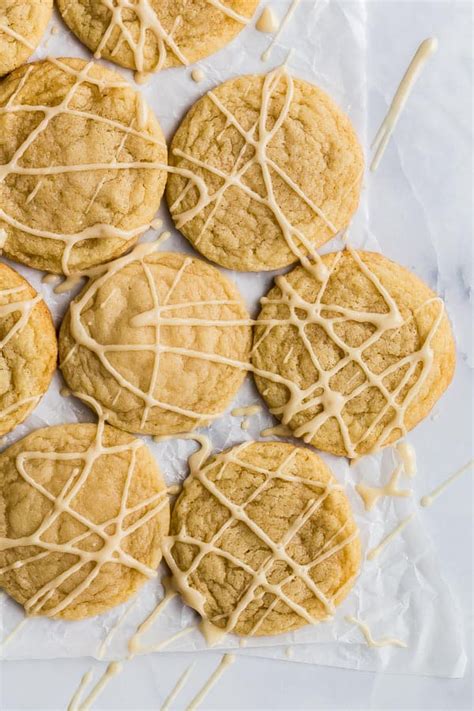 soft-maple-cookies-with-maple-glaze-the-recipe-rebel image