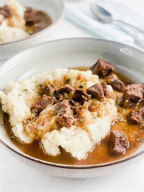 instant-pot-beef-tips-and-gravy-with-mushrooms image