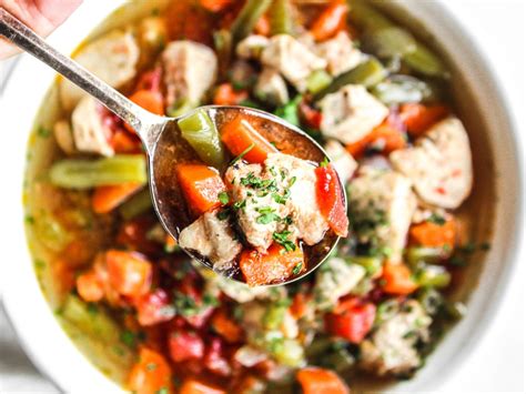 instant-pot-chicken-and-vegetable-soup-the-whole-cook image