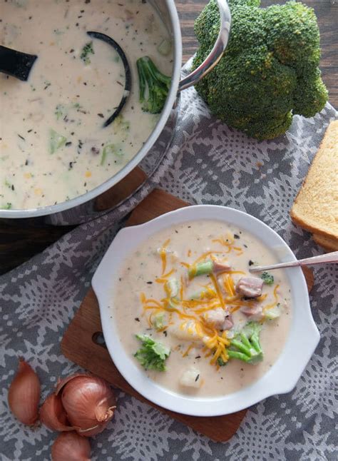 ham-broccoli-and-potato-chowder-two-lucky-spoons image