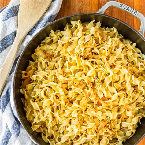 hungarian-fried-cabbage-and-noodles-haluska image