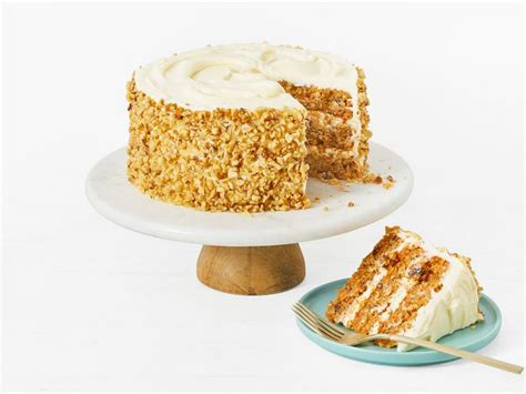carrot-cake-with-cream-cheese-frosting-food-network image