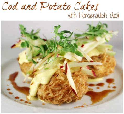 cod-and-potato-cakes-with-horseradish-aioli image