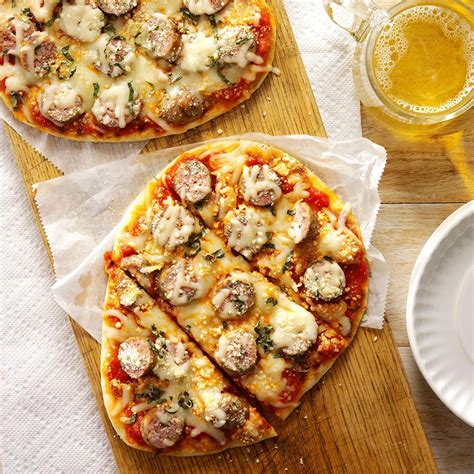 grilled-sausage-basil-pizzas-recipe-how-to-make-it image