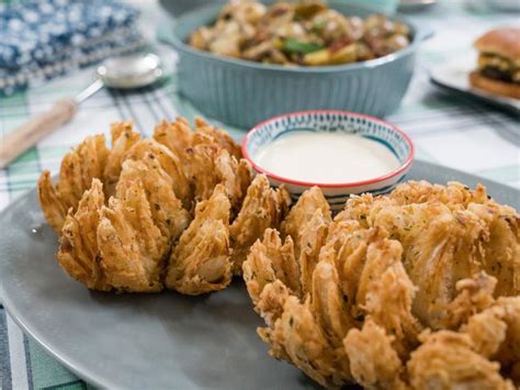 crispy-onion-blossom-recipe-trisha-yearwood-food image