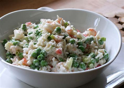 shrimp-and-rice-salad-with-peas-and-celery-recipe-the-spruce image