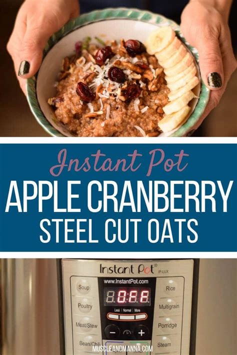 apple-cranberry-instant-pot-steel-cut-oats-dietitian image