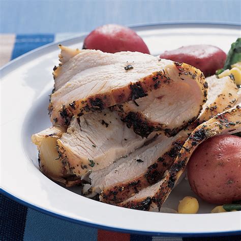 grilled-turkey-recipe-martha-stewart image