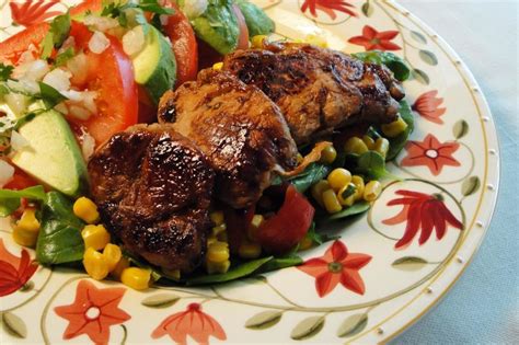 healthified-marinated-pork-with-summer-corn-salad image