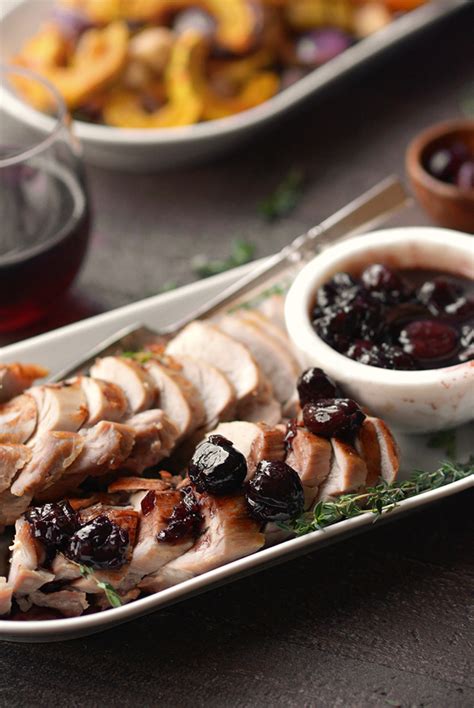 pork-tenderloin-with-cherry-sauce-simple-seasonal image