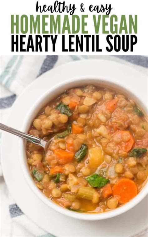 simple-hearty-vegan-lentil-soup-recipe-healthy-liv image