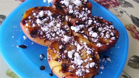 grilled-peaches-with-blue-cheese-and-balsamic-allrecipes image