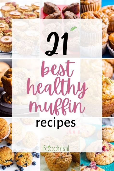 21-best-healthy-muffin-recipes-ifoodrealcom image