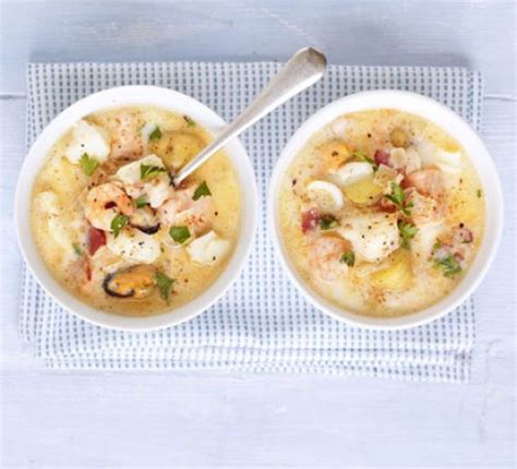 simple-seafood-chowder-recipe-bbc-good-food image