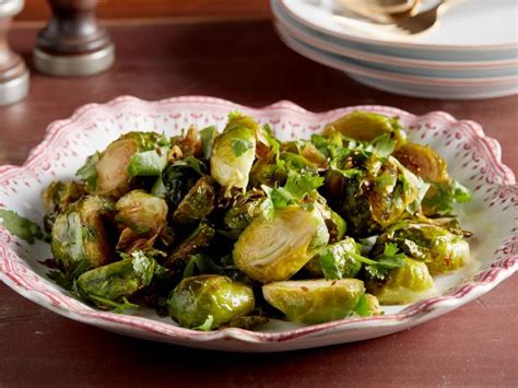 roasted-garlic-brussels-sprouts-recipe-food-network image
