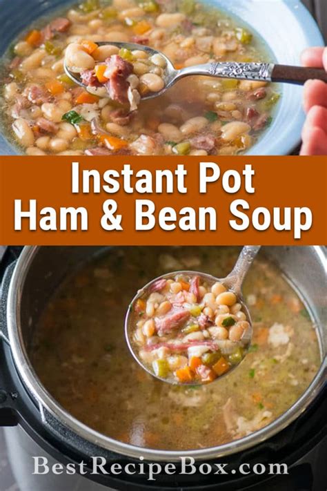 instant-pot-ham-and-bean-soup-in-pressure-cooker-best image