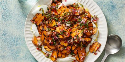 grilled-sweet-potatoes-with-lemon-herb-sauce-good image