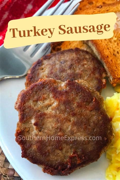 best-easy-homemade-turkey-sausage image