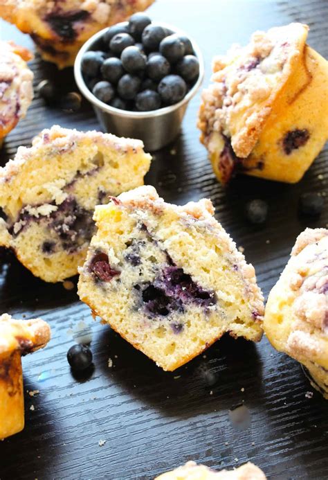 homemade-best-ever-blueberry-streusel-muffins-layers image