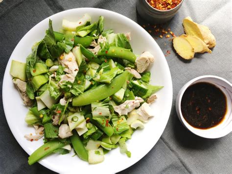 asian-chicken-salad-with-snap-peas-and-bok-choy image