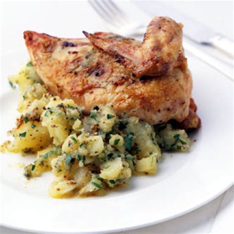 roast-chicken-with-lemon-and-tarragon-butter-epicurious image