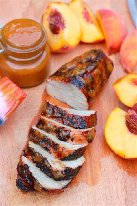 grilled-pork-tenderloin-with-peach-bbq-sauce image