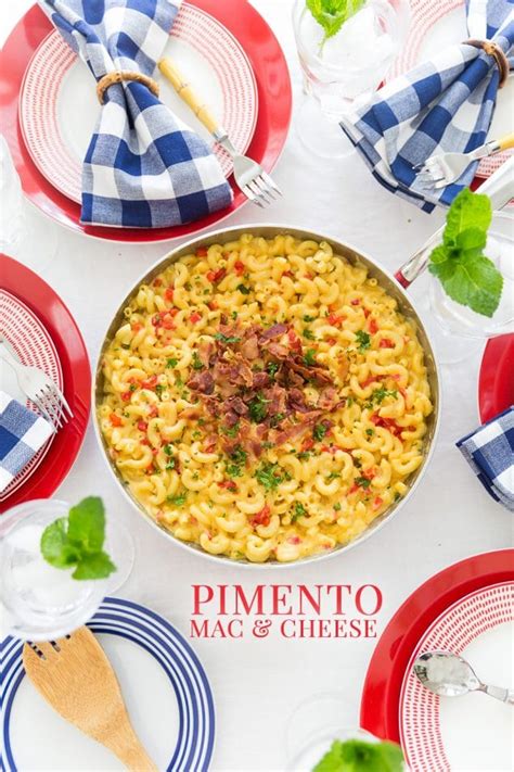 southern-skillet-pimento-macaroni-and image