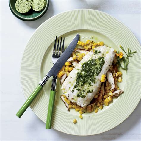 halibut-and-corn-hobo-packs-with-herbed-butter-food image