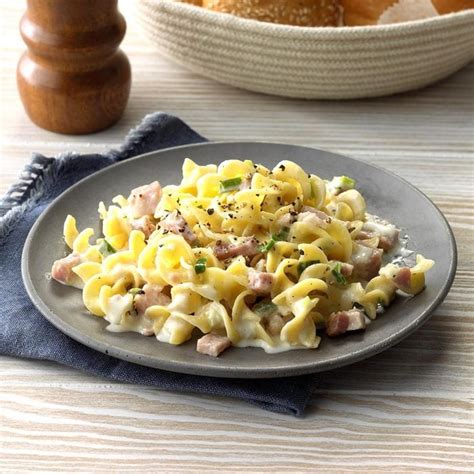 hurry-up-ham-n-noodles-recipe-how-to-make-it-taste-of-home image