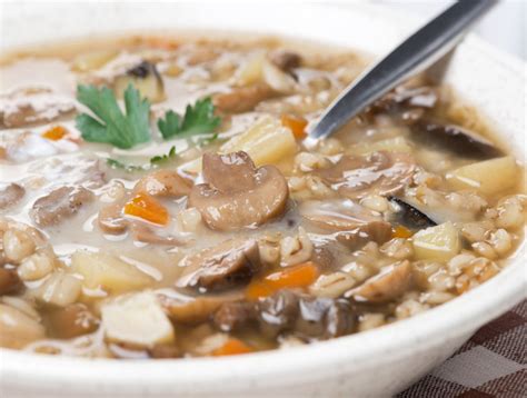 chicken-mushroom-and-barley-soup-diabetes-food image