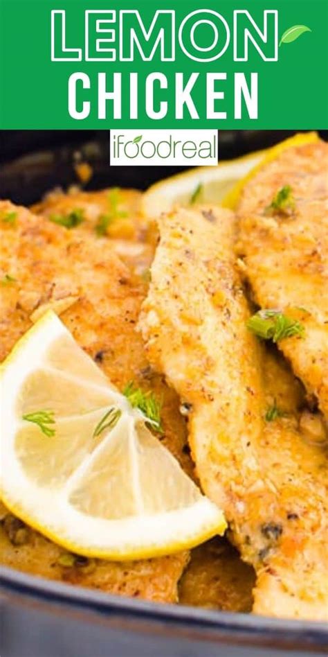 healthy-lemon-chicken-recipe-ifoodrealcom image