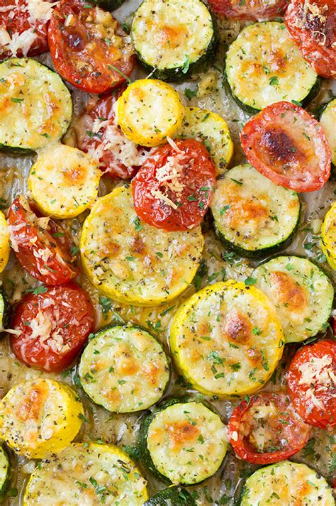 roasted-garlic-parmesan-zucchini-squash-and-tomatoes image