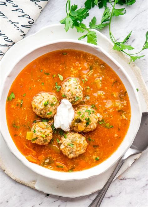 romanian-meatball-soup-ciorba-de image