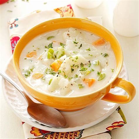 hearty-potato-soup-recipe-how-to-make-it-taste-of-home image