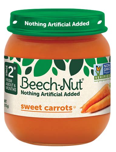 beech-nut-sweet-carrots-stage-2-baby-food image