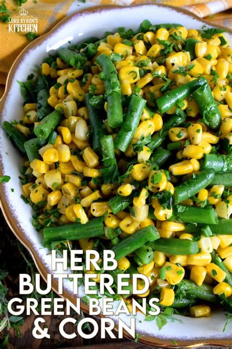herb-buttered-corn-and-green-beans-lord-byrons-kitchen image