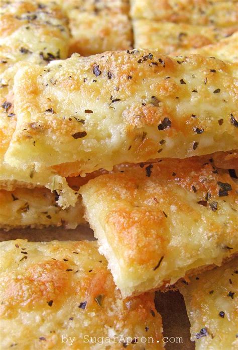 easy-cheesy-garlic-breadsticks-sugar-apron image