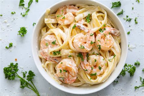 shrimp-alfredo-pasta-simply-home-cooked image