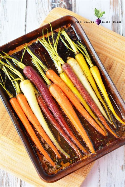 roasted-rainbow-carrots-with-honey-glaze image