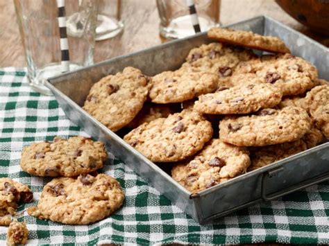 chocolate-chip-oatmeal-cookies-recipe-food-network image
