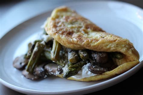 asparagus-and-mushroom-omelets-thekittchen image
