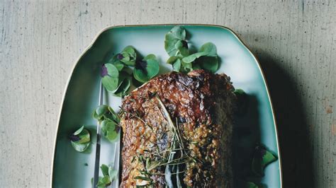 herb-roasted-pork-loin-recipe-epicurious image
