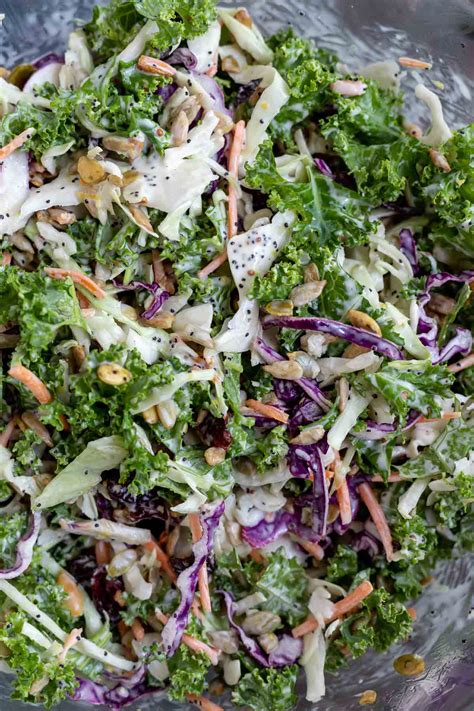 creamy-kale-slaw-salad-wonkywonderful image