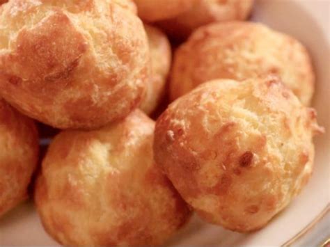 cheese-puffs-gougeres-recipe-food-network image