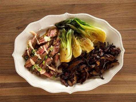 skirt-steak-with-bok-choy-recipe-ree-drummond-food image