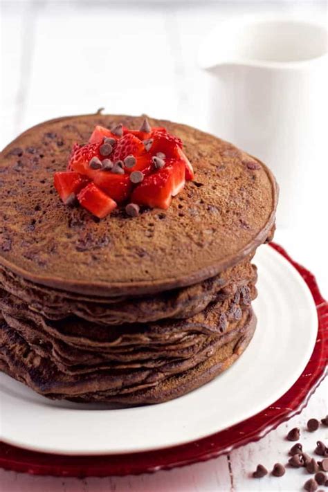 healthy-chocolate-pancakes-family-food image