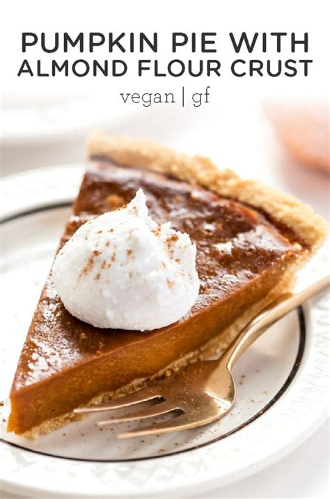 vegan-pumpkin-pie-with-almond-flour-pie-crust-simply image